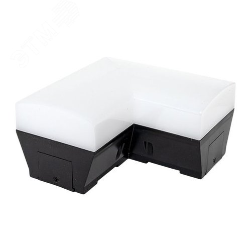 Коннектор фигурный для светодиодных линейных светильников ДБО-L черный 8Вт 6500К IP20 LUMA - фото 1