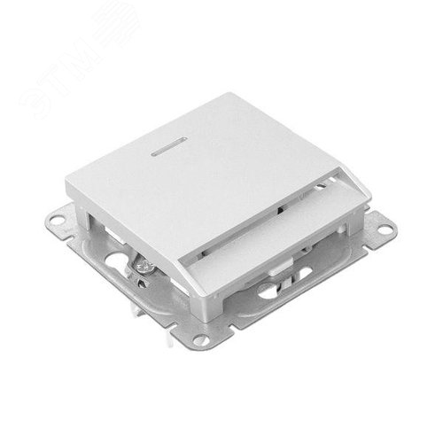 Эпика Механизм выключателя карточный с подсветкой алюминий EKF - фото 9