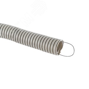Труба гибкая 32мм с протяжкой серая (50м) Plast tg-z-32 EKF - 2