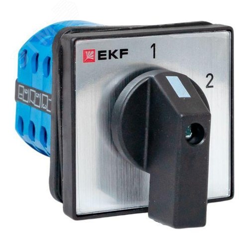 Переключатель кулачковый ПК-1-53 10А 3P 1-2 IP65 PROxima - фото 1