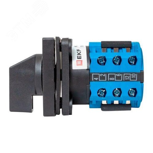 Переключатель кулачковый ПК-1-94 10А 4P для амперметра IP65 - фото 5