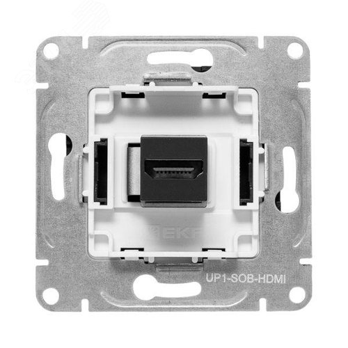 Эпика Механизм розетки HDMI черный EKF - фото 4