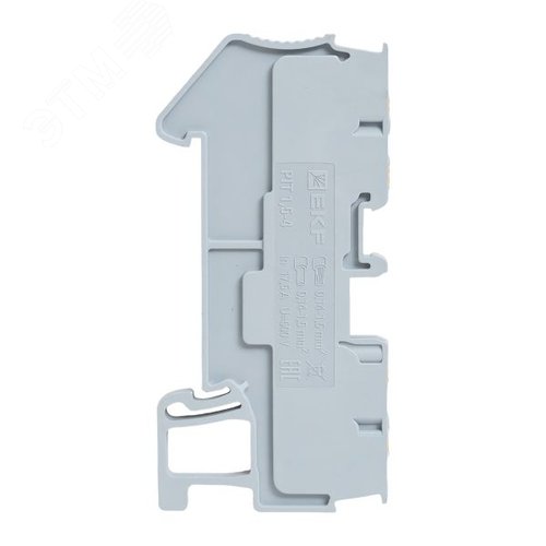 Клемма Push-in 1.5 мм2 4 вывода серая EKF - фото 4