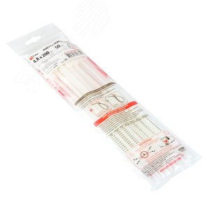 Хомут P6.6 стандартный белый 4.8x200 (100шт) FlexLock PROxima - фото 3