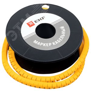 Маркировочное кольцо 0-1.5мм (2) КМ (1000шт) plc-KM-1.5-2 EKF - 3