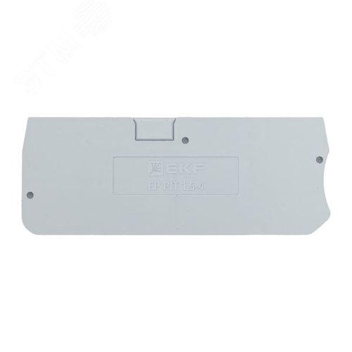 Заглушка для 1.5 Push-in 4 вывода серая - фото 2