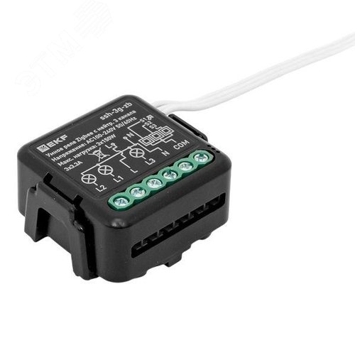 Умное реле в подрозетник 3-канальное с нейтралью Zigbee EKF Connect Select - фото 8