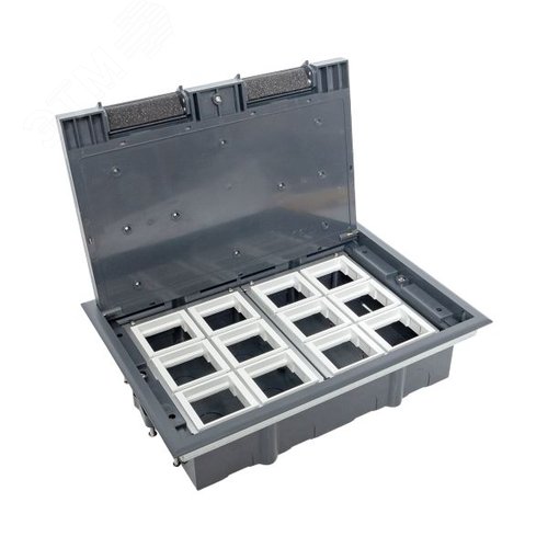 Лючок напольный с изменяемой глубиной C-Line 24 (с приборной рамкой) - фото 12