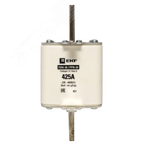 Вставка плавкая ППН-39 630/425А габарит 3 - фото 3