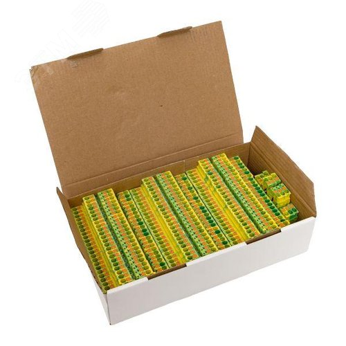 Клемма заземления двухуровневая Push-in 2.5 мм2 4 вывода EKF - фото 10