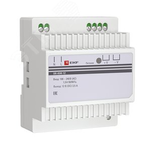 Изображение товара Блок питания 12В DR-45W-12 PROxima (шт)