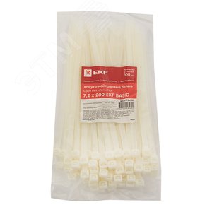 Хомут 7.2х200 нейлон (100шт) - фото 3