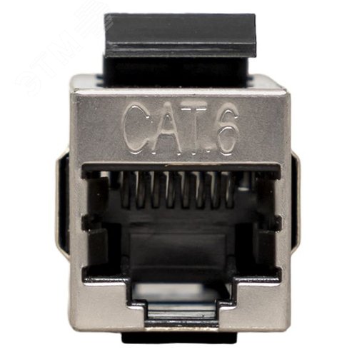 Адаптер проходной TERACOM PRO Cat.6 экран. RJ45-RJ45 тип Keystone - фото 2
