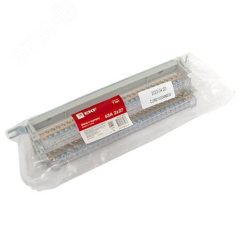 Шина в корпусе 63А (2x27) EKF - фото 8