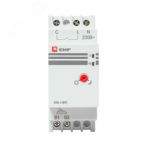 Фотореле DIN-1 (ФР) 2-100Лк 25А (3000Вт) - фото 3