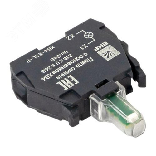 Лампа сменная c основанием XB4 красная 24В PROxima - фото 8