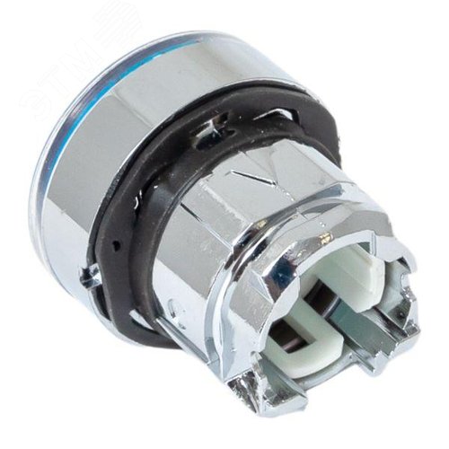 Механизм кнопки исполнительный XB4 синий плоский возвратный без фиксации с подсветкой PROxima - фото 5