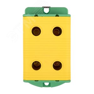 Клемма силовая вводная двойная КСВ 35-150 желто-зеленая PROxima - фото 3