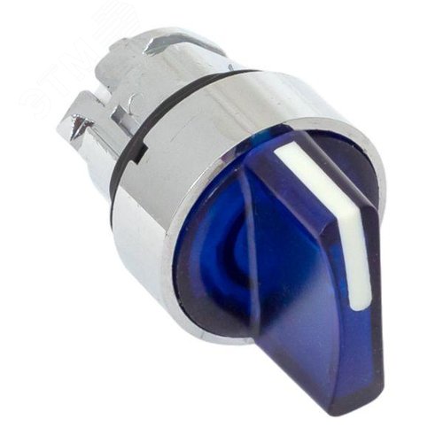 Механизм переключателя исполнительный ХB4 синий на 2 положения с фиксацией без подсветки с короткой ручкой PROxima - фото 7
