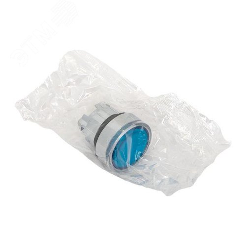 Механизм кнопки исполнительный XB4 синий плоский возвратный без фиксации с подсветкой PROxima - фото 8