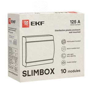 Щит распределительный ЩРН-П-10 ''SlimBox'' белая дверца IP41 PROxima sb-n-10w EKF - 2