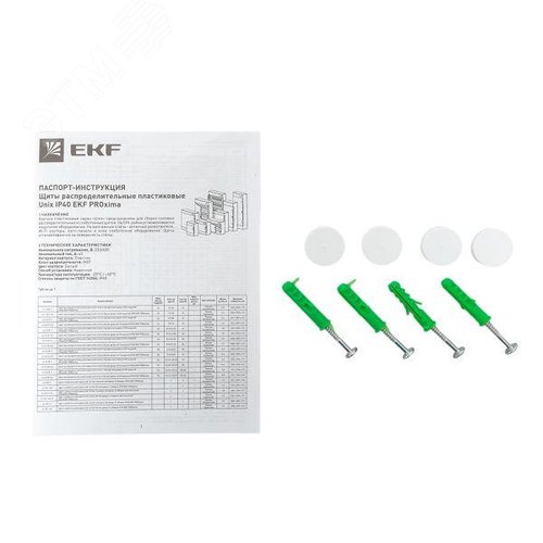 Щит распределительный навесной Unix белая дверь 1х24 модулей IP41 EKF PROxima - фото 13