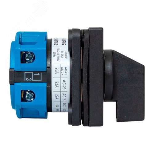 Переключатель кулачковый ПК-1-12 25А 2P 0-1 IP65 EKF - фото 3