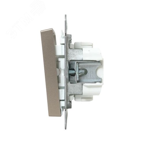 Механизм выключателя. двухклавишный. шампань Эпика EKF - фото 5