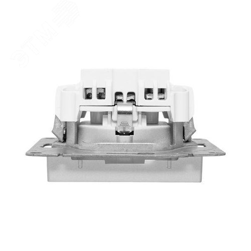 Эпика Механизм розетки 16А с заземлением без шторок алюминий EKF - фото 6