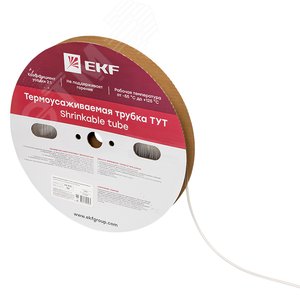 Термоусаживаемая трубка ТУТ 4/2 прозрачная рулон PROxima - фото 3