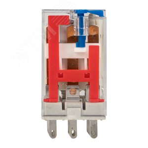 Реле промежуточное с кнопкой и мех. Индикацией RPAt 22/3 10A 24В DC AVERES - фото 3