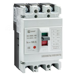 Автоматический выключатель ВА-99МL 100/160А 3P    18кА  Basic