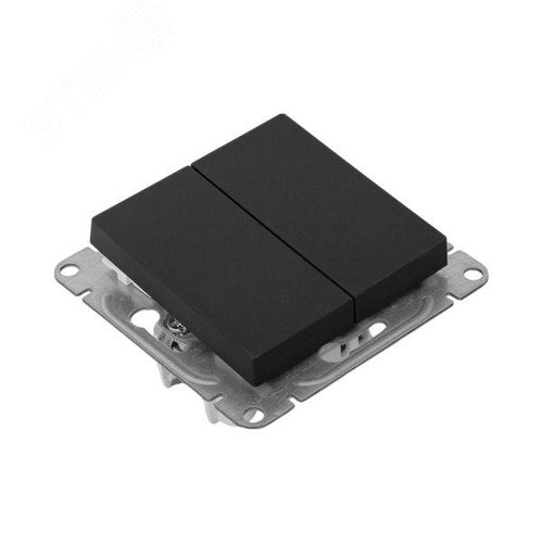 Эпика Механизм выключателя 2кл. кнопочный черный EKF - фото 8