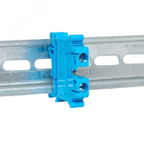 Клемма проходная винтовая UT 6 мм2 синяя EKF - фото 3