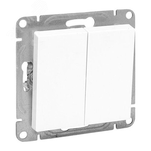 Изображение товара Эпика Механизм выключателя 2кл. проходной белый EKF (шт)