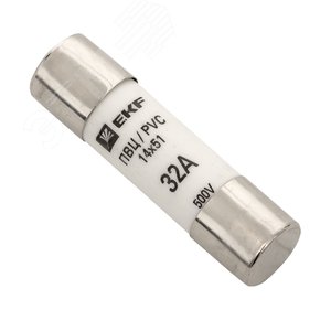 Изображение товара Вставка плавкая цилиндрическая ПВЦ 14х51 32А (шт)