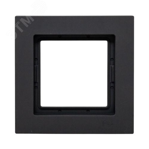 Эпика Рамка 1-местная IP44 черный пластик EKF - фото 2