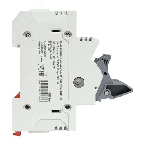 Предохранитель-разъединитель DF 10х38 3Р (тип ПВЦ) - фото 7