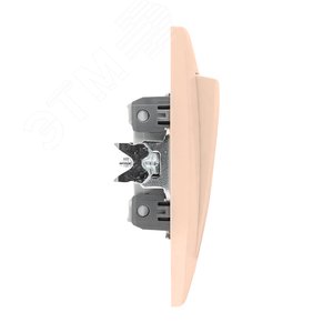 Валенсия выключатель 1-кл. 10А кремовый проходной - фото 3