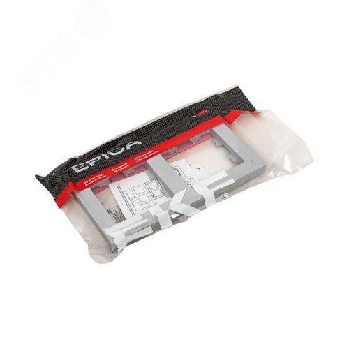 Эпика Рамка 2-местная алюминий пластик EKF - фото 8