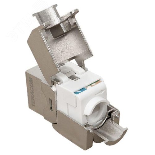 Модуль Keystone TERACOM CS Cat.6A экранированный STP 110 IDC 180 градусов самозажимной (Toolless) - фото 5