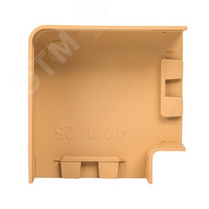 Поворот 90 градусов (40х25) (4 шт) Plast PROxima под светлое дерево - фото 2