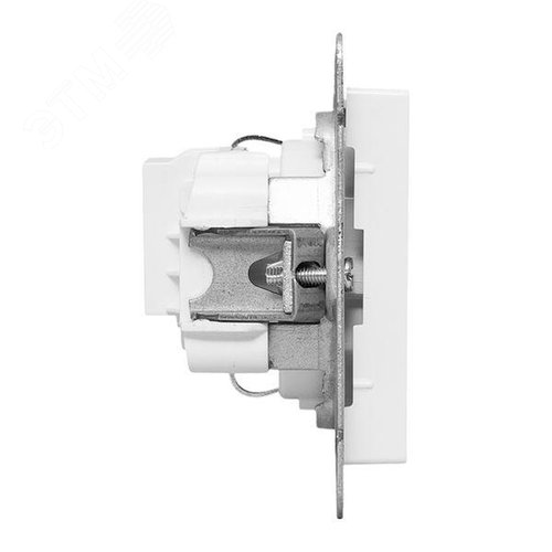 Эпика Механизм розетки 16А с заземлением без шторок белый EKF - фото 3