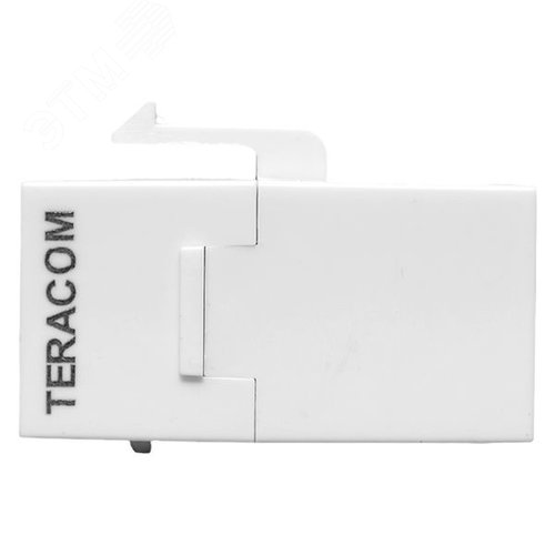 Адаптер проходной TERACOM Cat.5E неэкранированный RJ45-RJ45 тип Keystone белый - фото 3