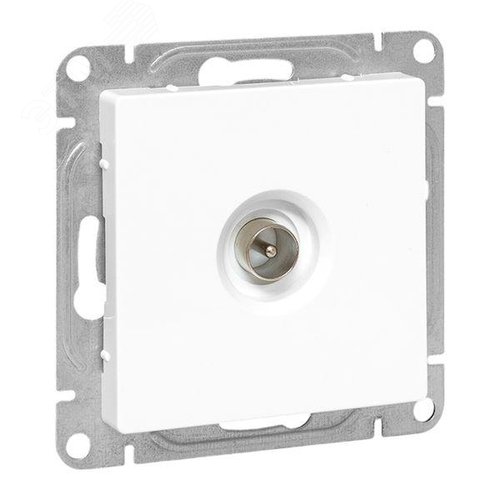 Эпика Механизм розетки TV одиночная белый EKF - фото 1