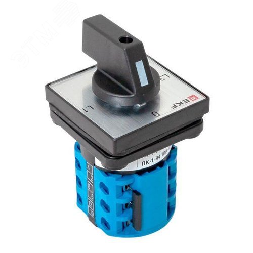 Переключатель кулачковый ПК-1-94 10А 4P для амперметра IP65 - фото 7