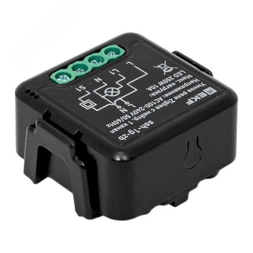 Умное реле в подрозетник 1-канальное с нейтралью Zigbee EKF Connect Select - фото 9