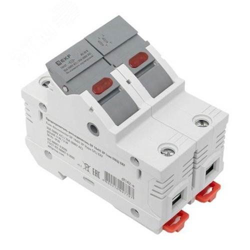 Предохранитель-разъединитель DF 14х51 2Р (тип ПВЦ) - фото 12