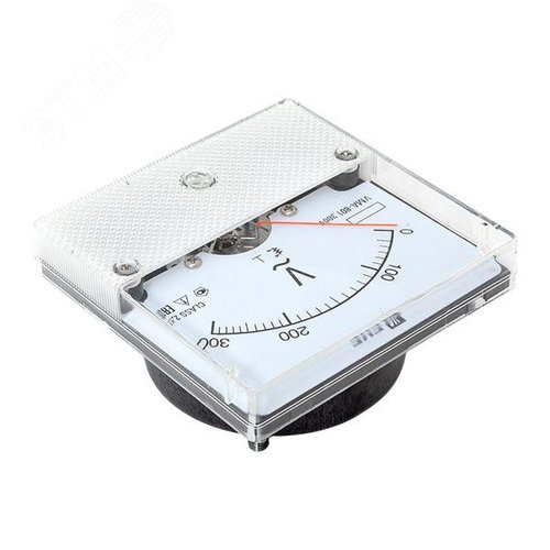 Вольтметр VM-A801 аналоговый на панель 80х80 круглый вырез 300 В прямое подключение - фото 8