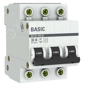 Изображение товара Выключатель нагрузки 3P 32А ВН-29 Basic (шт)